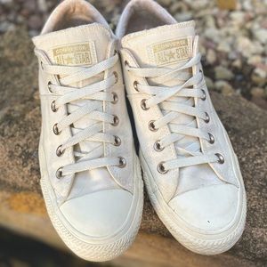 Converse size 10 off white sneakers!